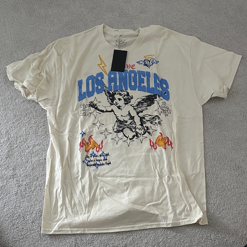 Los Angeles Cream Graphic Tee